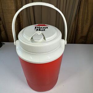 Pizza Hut x GOTT 1502 Vintage 2QT Insulated Water Jug Cooler Red White 80s Retro